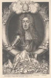 James II, graviert von George Vertue, 1688